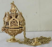 Brass Gothic Thurible 8545